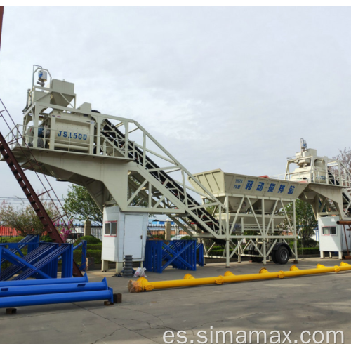 Estación de mezcla de hormigón móvil YHZS25